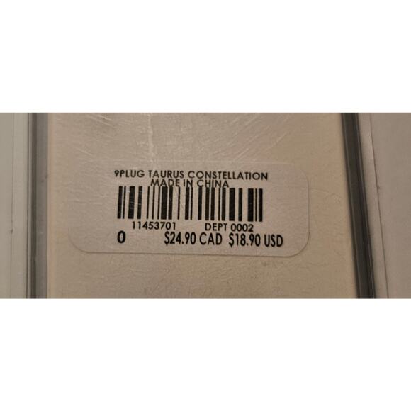 TAURUS Constellation Zodiac Ear Jewelry Plug 316L Surgical Steel Bundle Lot 14 - Picture 7 of 9